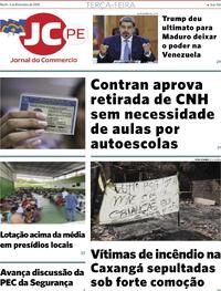 Capa do jornal Jornal do Commercio 02/12/2025