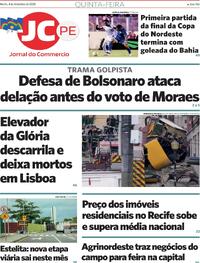 Capa do jornal Jornal do Commercio 04/09/2025