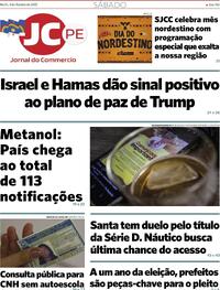 Capa do jornal Jornal do Commercio 04/10/2025