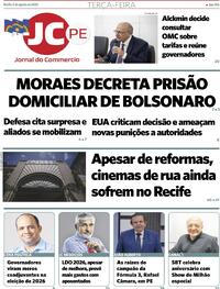 Capa do jornal Jornal do Commercio 05/08/2025