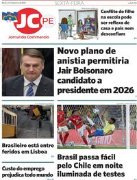 Capa do jornal Jornal do Commercio 05/09/2025