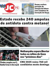 Capa do jornal Jornal do Commercio 05/10/2025