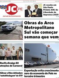 Capa do jornal Jornal do Commercio 05/12/2025