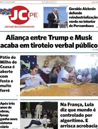 Capa do jornal Jornal do Commercio 07/06/2025