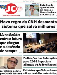 Capa do jornal Jornal do Commercio 07/12/2025