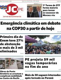 Capa do jornal Jornal do Commercio 10/11/2025