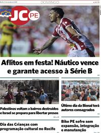 Capa do jornal Jornal do Commercio 12/10/2025