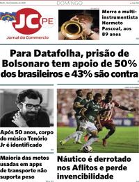 Capa do jornal Jornal do Commercio 14/09/2025