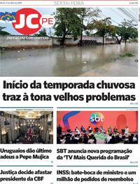 Capa do jornal Jornal do Commercio 16/05/2025