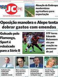Capa do jornal Jornal do Commercio 16/11/2025