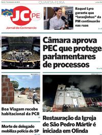 Capa do jornal Jornal do Commercio 17/09/2025