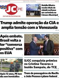 Capa do jornal Jornal do Commercio 17/10/2025