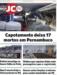 Capa do jornal Jornal do Commercio 19/10/2025