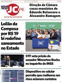Capa do jornal Jornal do Commercio 19/12/2025