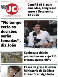 Capa do jornal Jornal do Commercio 20/12/2025