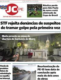 Capa do jornal Jornal do Commercio 21/05/2025