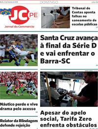 Capa do jornal Jornal do Commercio 21/09/2025
