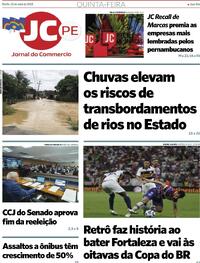 Capa do jornal Jornal do Commercio 22/05/2025