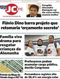 Capa do jornal Jornal do Commercio 22/12/2025
