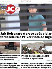 Capa do jornal Jornal do Commercio 23/11/2025