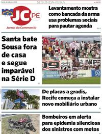 Capa do jornal Jornal do Commercio 26/05/2025
