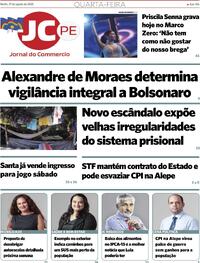 Capa do jornal Jornal do Commercio 27/08/2025