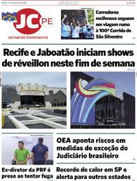 Capa do jornal Jornal do Commercio 27/12/2025