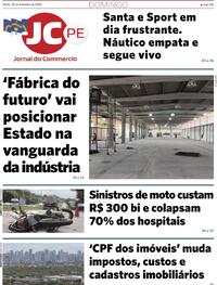 Capa do jornal Jornal do Commercio 28/09/2025