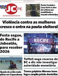 Capa do jornal Jornal do Commercio 28/12/2025