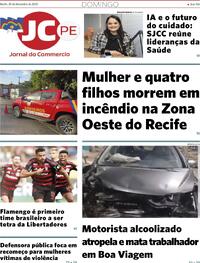 Capa do jornal Jornal do Commercio 30/11/2025