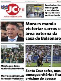 Capa do jornal Jornal do Commercio 31/08/2025