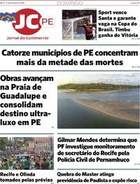 Capa do jornal Jornal do Commercio 01/02/2026