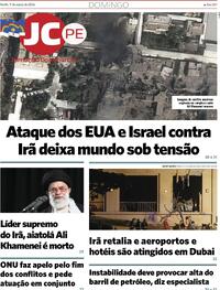 Capa do jornal Jornal do Commercio 01/03/2026