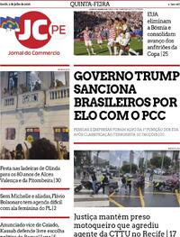 Capa Jornal do Commercio 02/07/2026