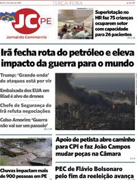 Capa do jornal Jornal do Commercio 03/03/2026