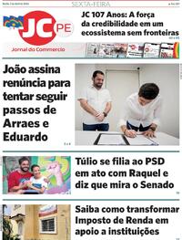 Capa do jornal Jornal do Commercio 03/04/2026