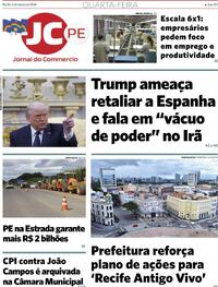 Capa do jornal Jornal do Commercio 04/03/2026