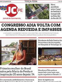Capa do jornal Jornal do Commercio 04/08/2026