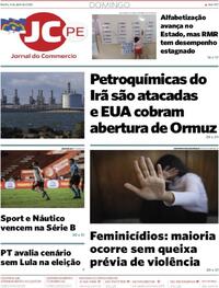 Capa do jornal Jornal do Commercio 05/04/2026
