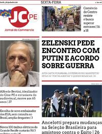 Capa do jornal Jornal do Commercio 05/06/2026