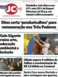 Capa do jornal Jornal do Commercio 06/02/2026