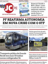 Capa do jornal Jornal do Commercio 07/08/2026