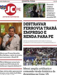 Capa Jornal do Commercio 08/07/2026
