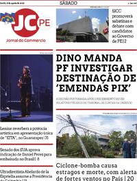 Capa do jornal Jornal do Commercio 08/08/2026