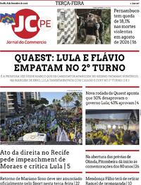 Capa Jornal do Commercio 08/09/2026