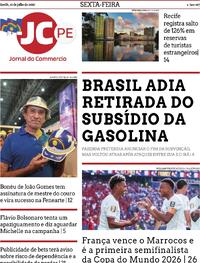 Capa Jornal do Commercio