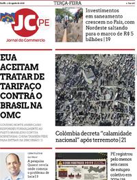 Capa Jornal do Commercio 11/08/2026