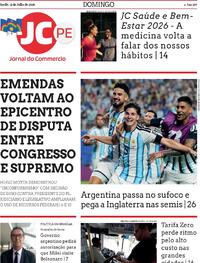 Capa Jornal do Commercio 12/07/2026