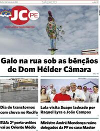 Capa do jornal Jornal do Commercio 14/02/2026