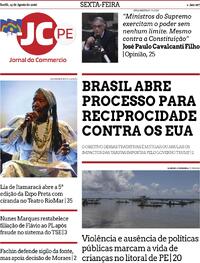Capa Jornal do Commercio 14/08/2026